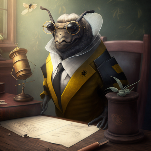 bee lawyer flower