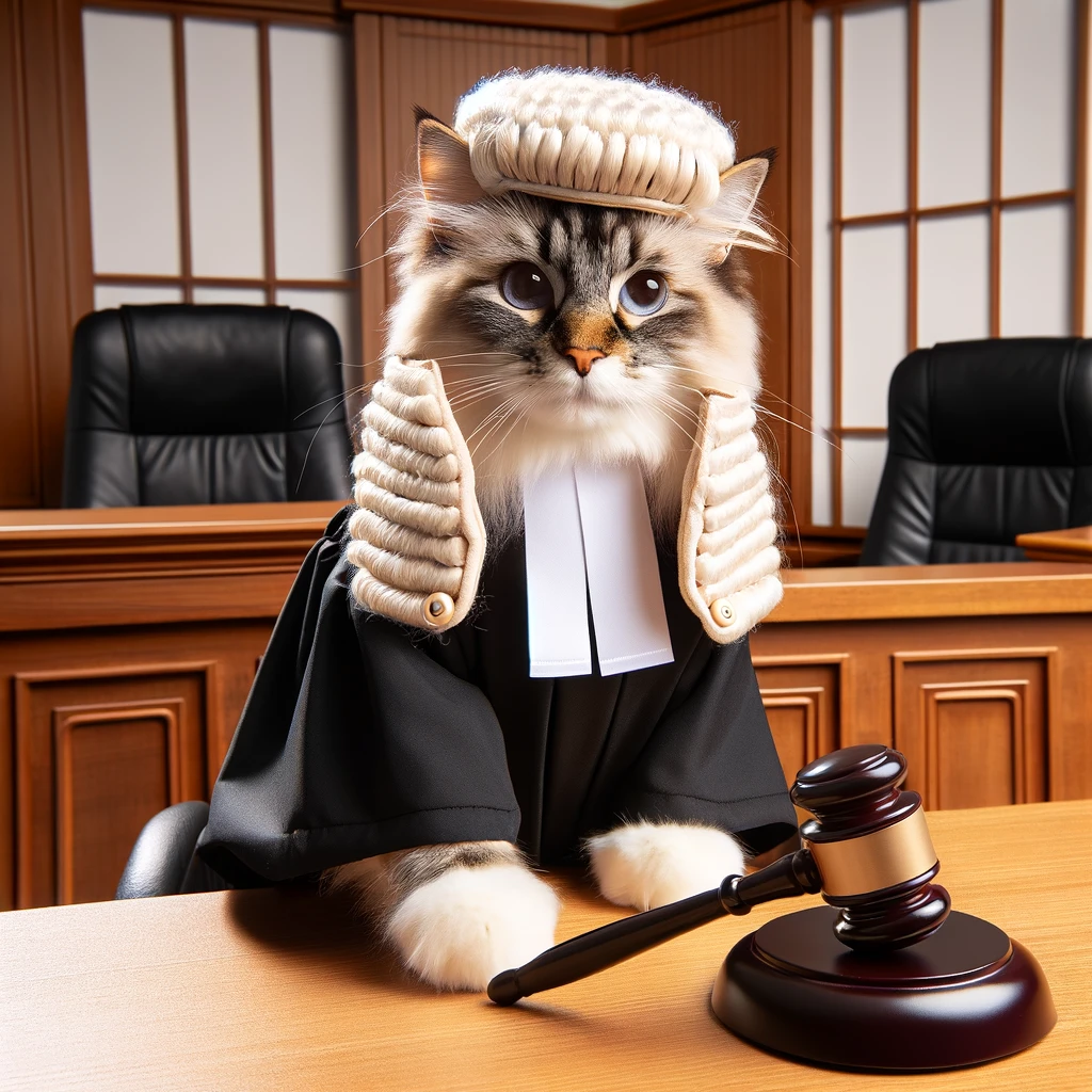 cat judge law