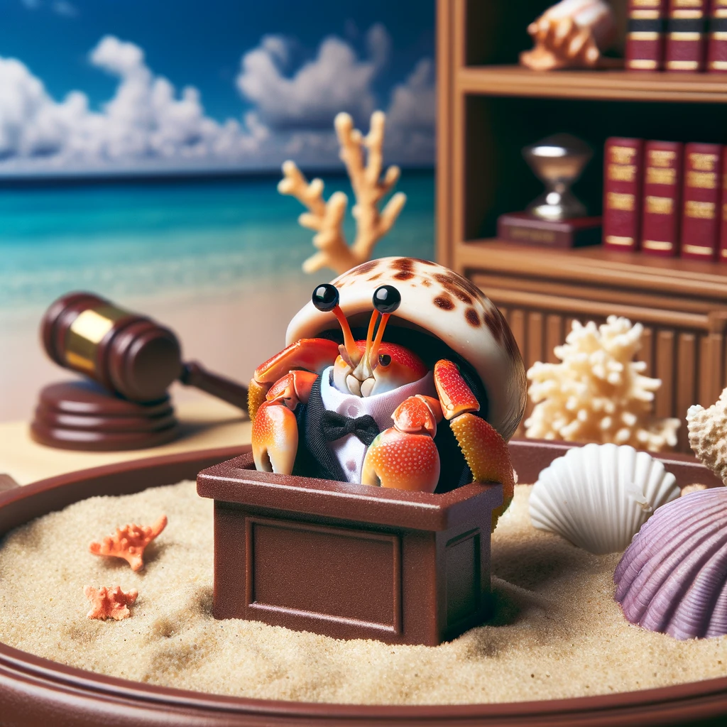 hermit crab lawyer