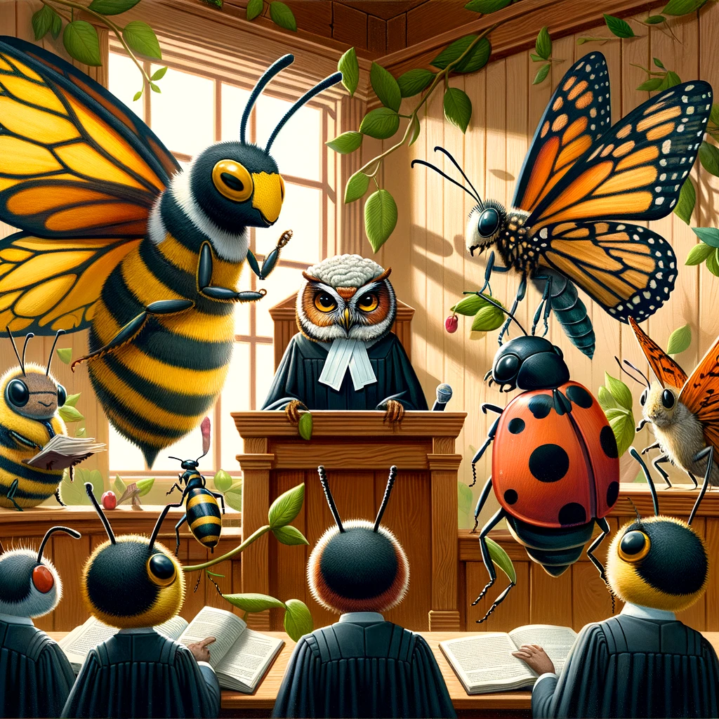 insects court